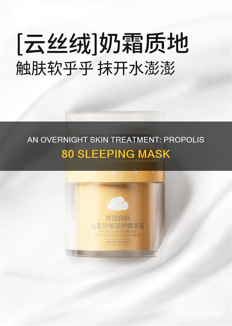 how to use pureheals propolis 80 sleeping mask