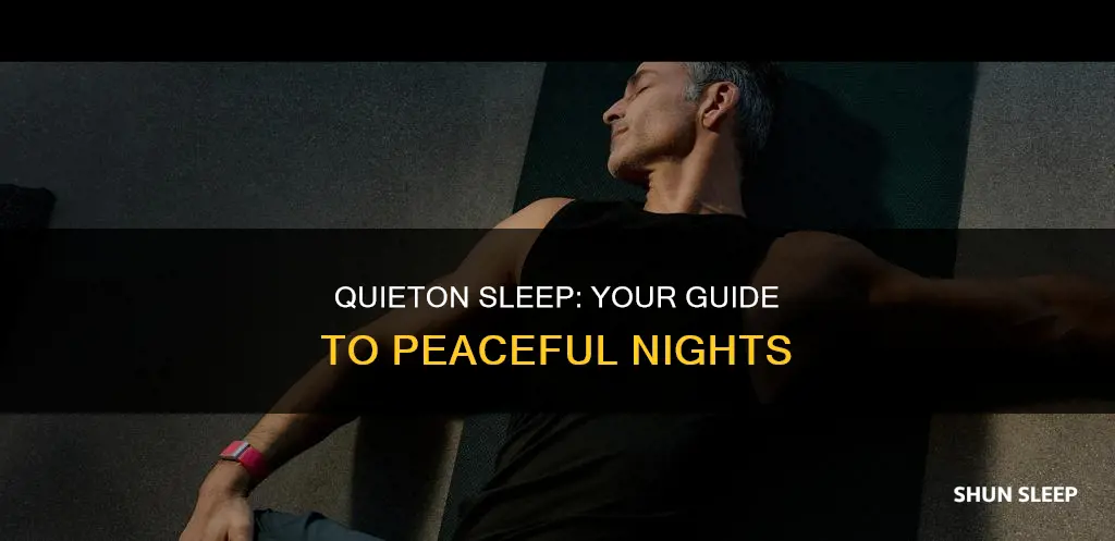 how to use quieton sleep