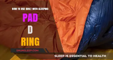 Using D-Rings to Attach Your Quilt to a Sleeping Pad