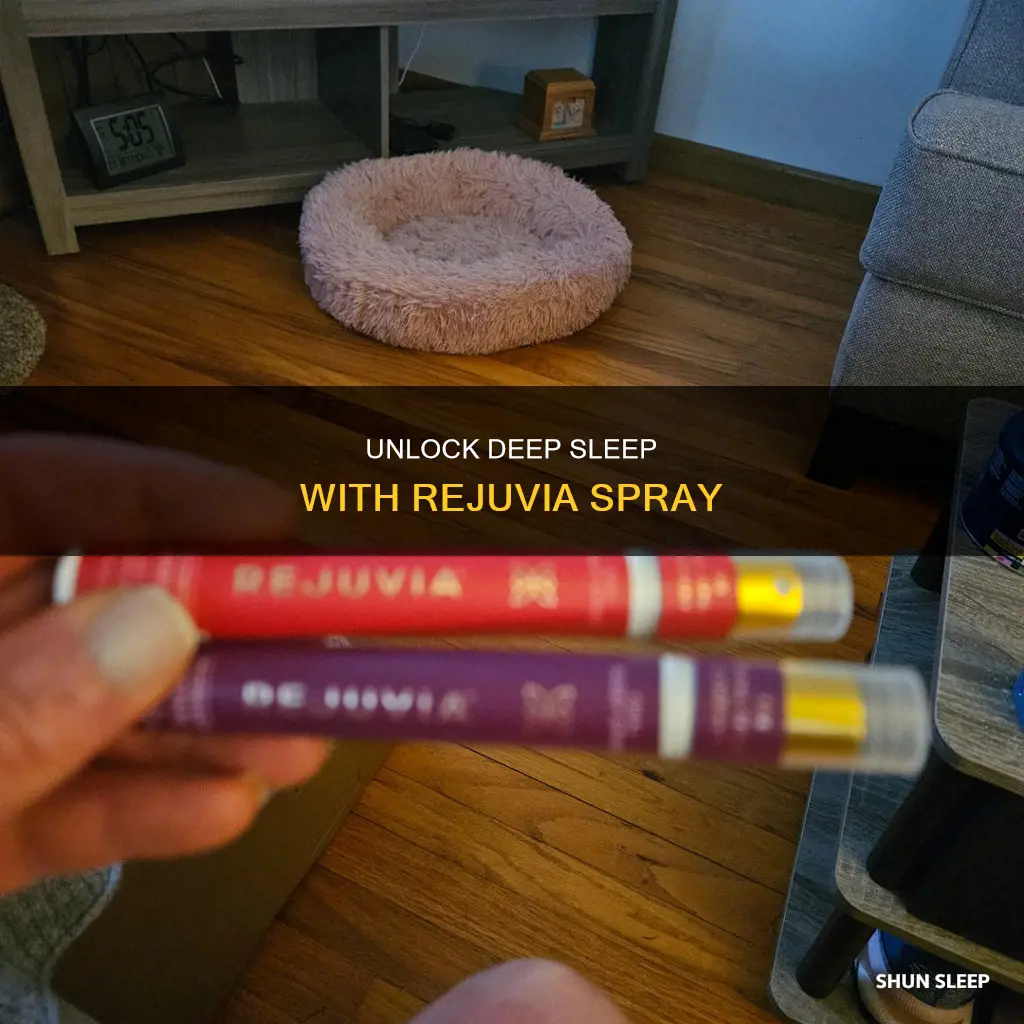 how to use rejuvia sleep spray