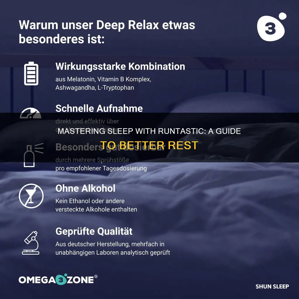 how to use runtastic sleep better