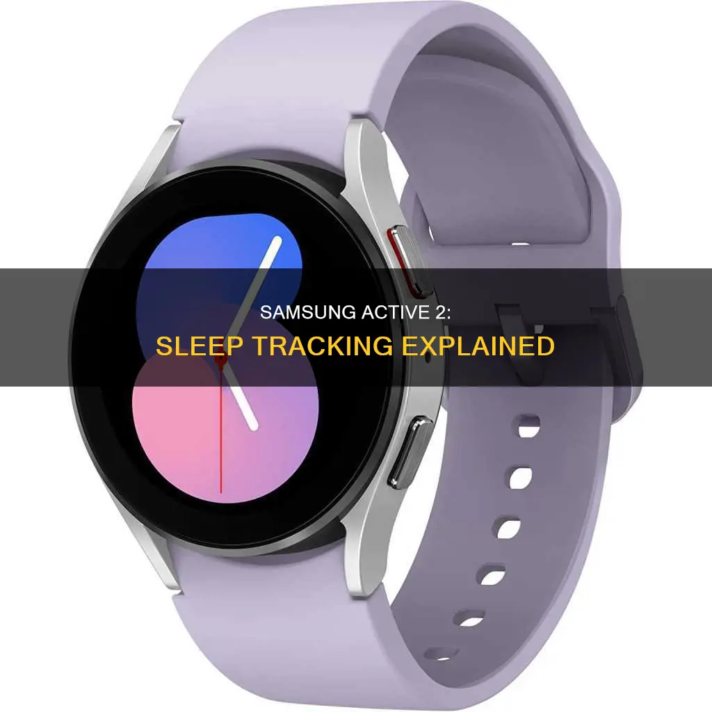 how to use samsung active 2 sleep tracking