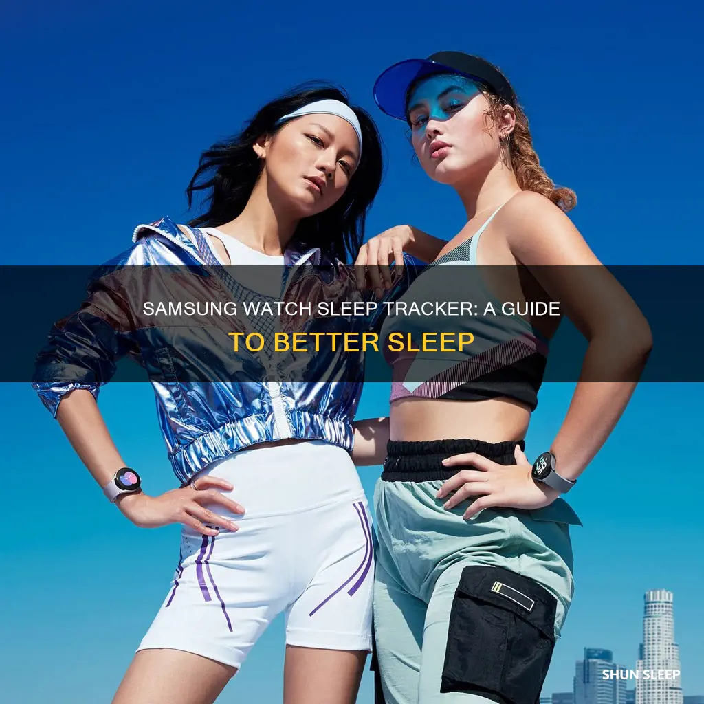how to use samsung watch sleep tracker