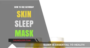 Pamper Your Skin with Saturday Skin Sleep Mask