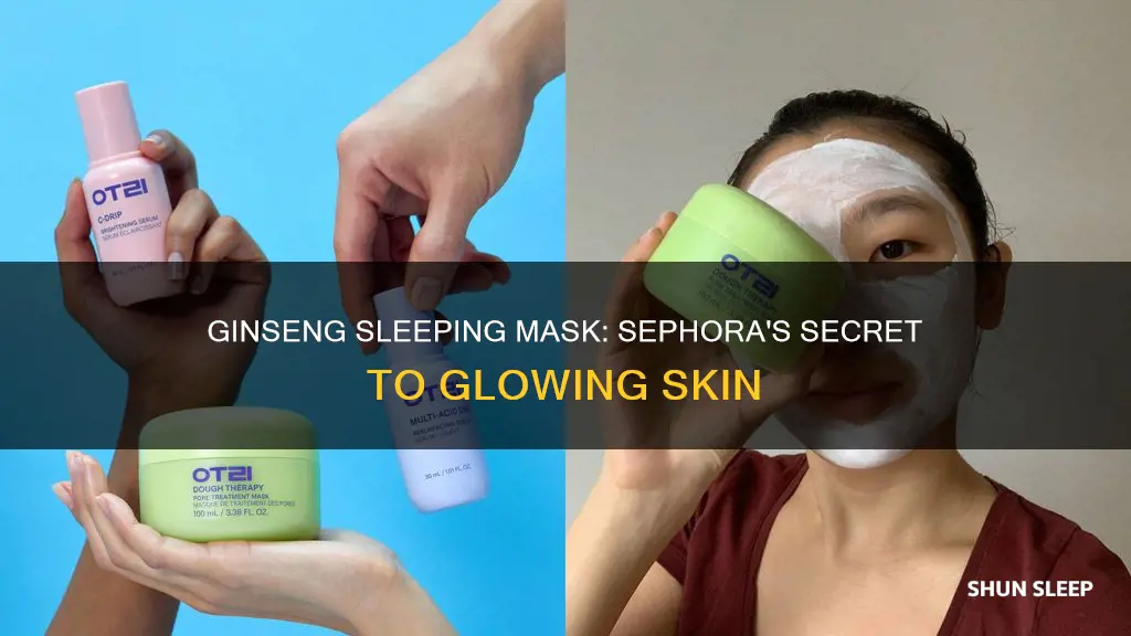how to use sephora ginseng sleeping mask