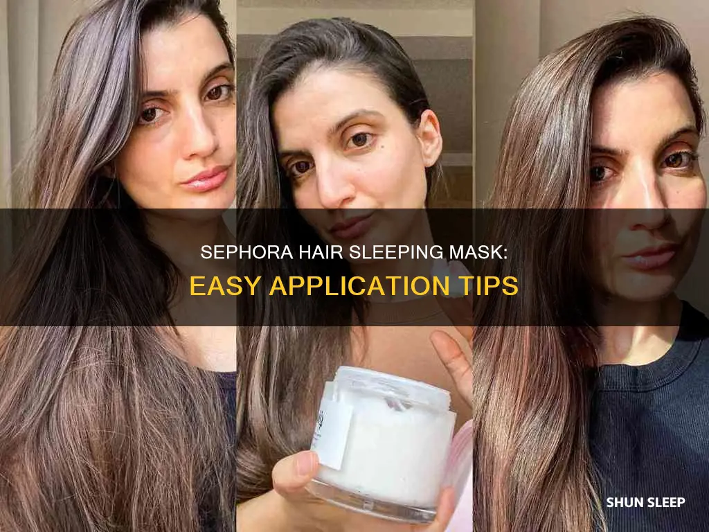 how to use sephora hair sleeping mask