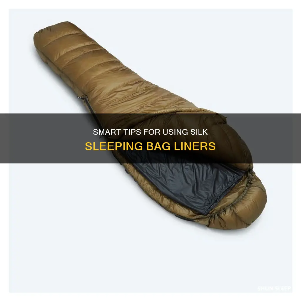 how to use silk sleeping bag liner