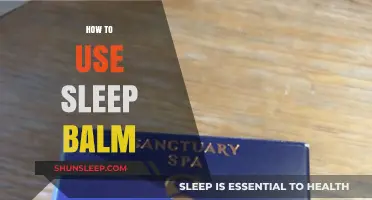 Sleep Balm: Easy Application Techniques for Restful Slumber