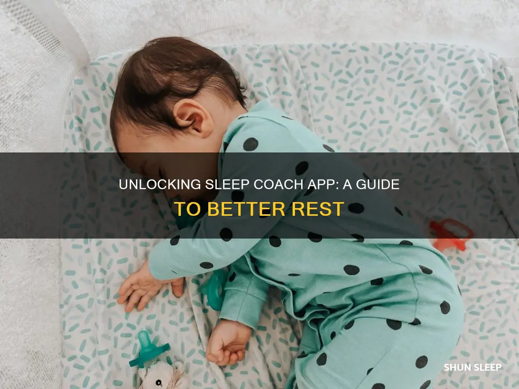 how to use sleep coach app