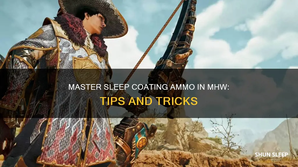 how to use sleep coating ammo mhw