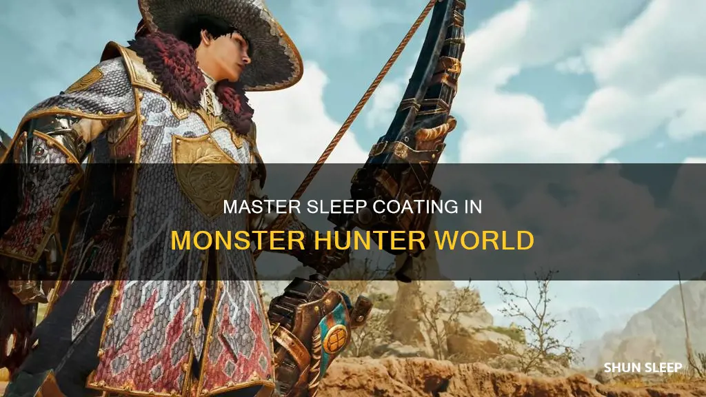 how to use sleep coating monster hunter world