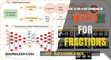 Understanding Fractional Sleep Commands in Batch Processing