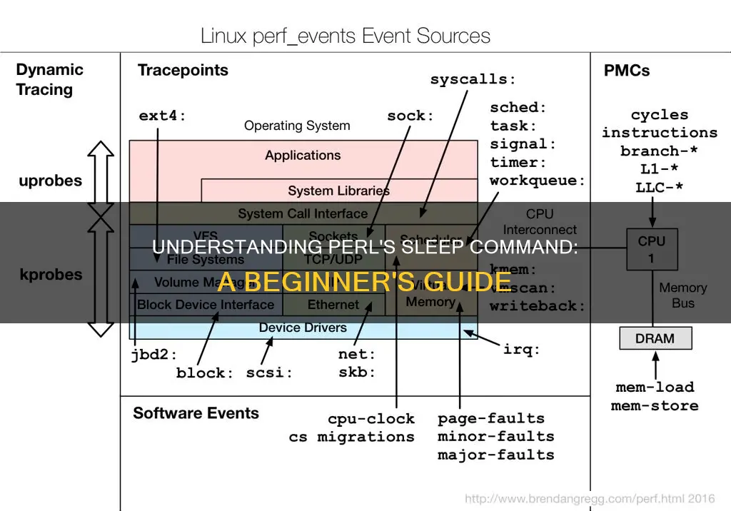 how to use sleep command in perl script