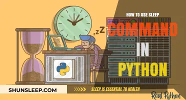 Understanding Python's Sleep Command