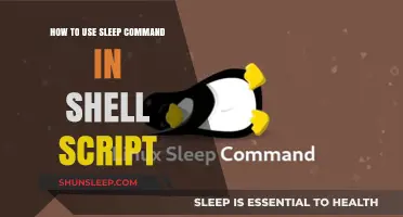 Understanding the Sleep Command in Shell Scripting