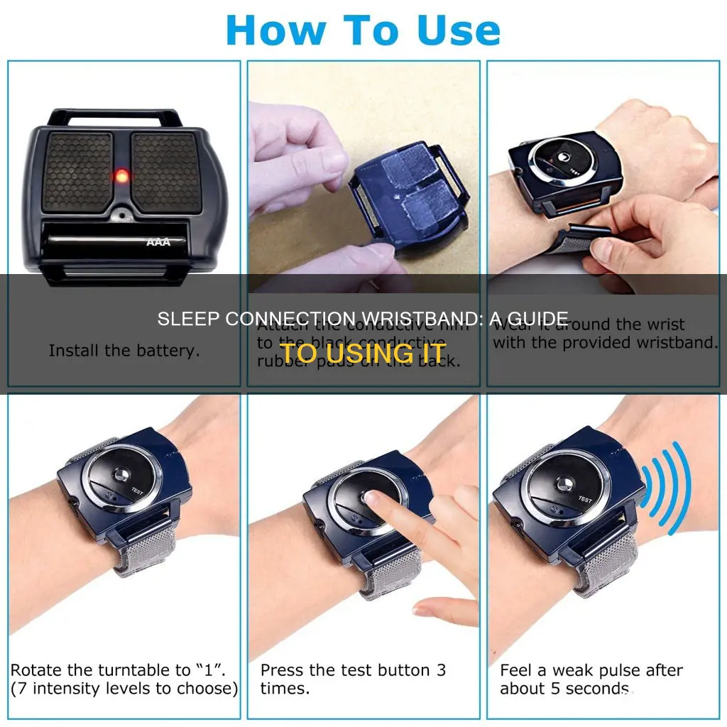how to use sleep connection wristband