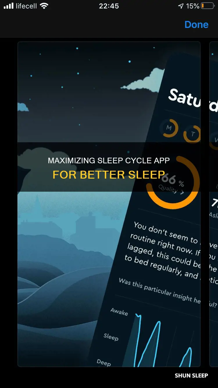 how to use sleep cycle app iphone