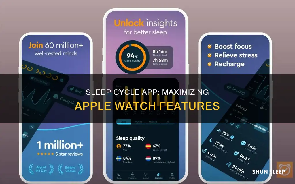 how to use sleep cycle app on apple watch