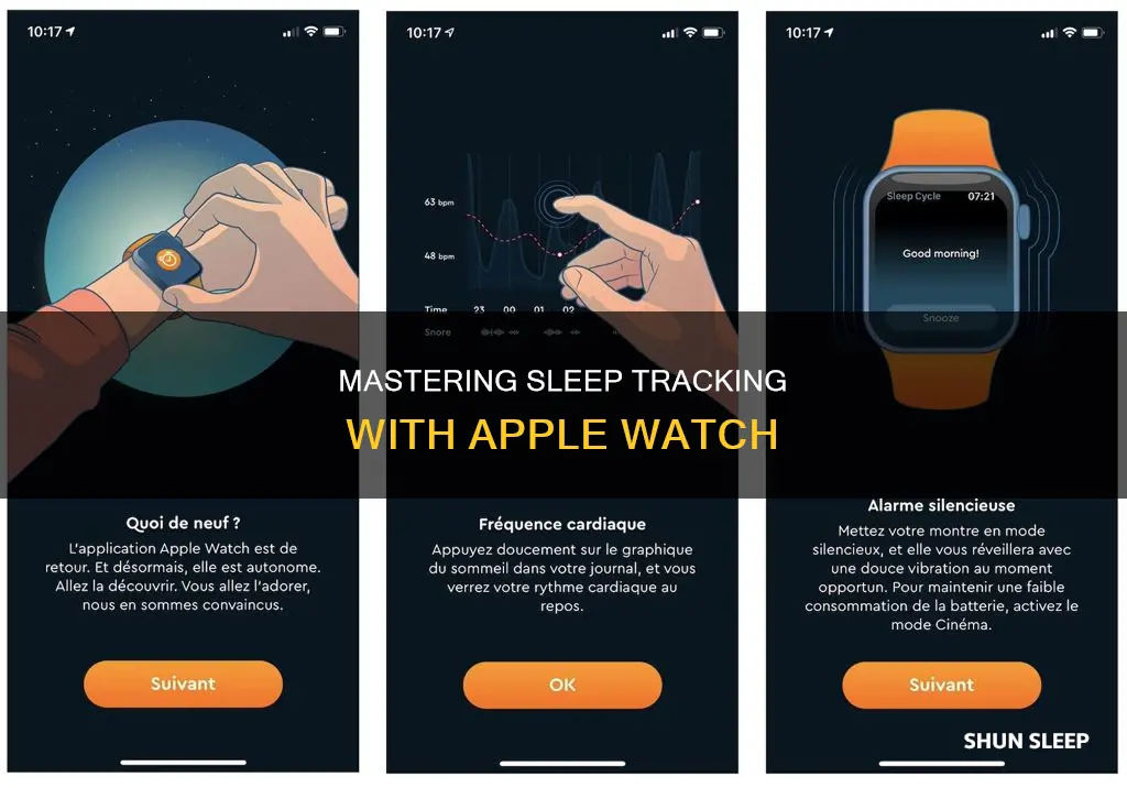 how to use sleep cyle on apple watch