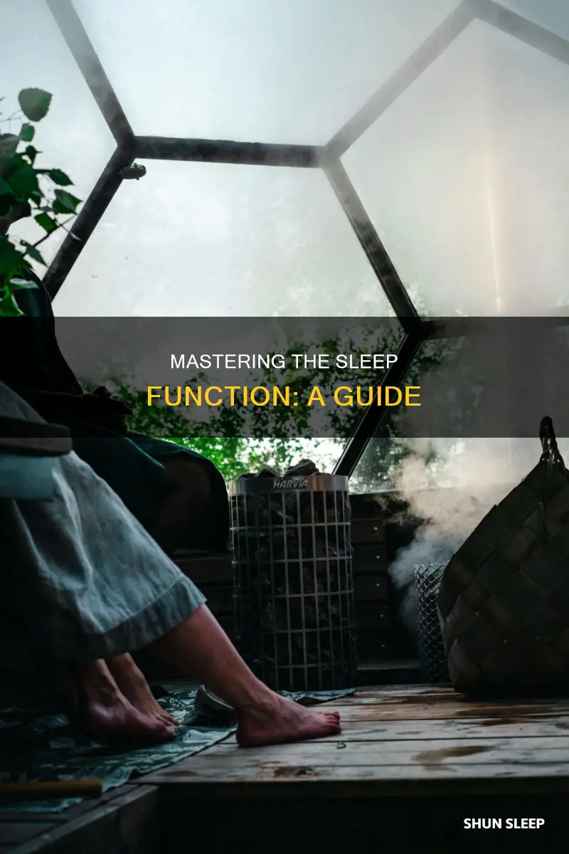 how to use sleep fuction