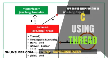 Sleep Function in C: Thread Management