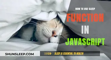 Understanding JavaScript's Sleep Function