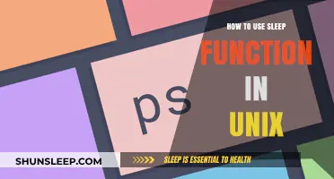 Understanding Unix's Sleep Function: A Beginner's Guide