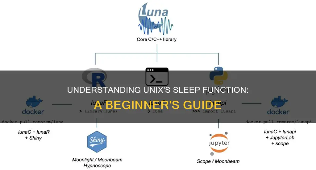 how to use sleep function in unix