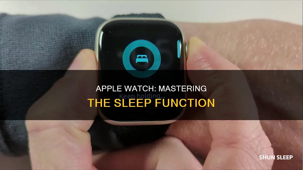 how to use sleep function on apple watch