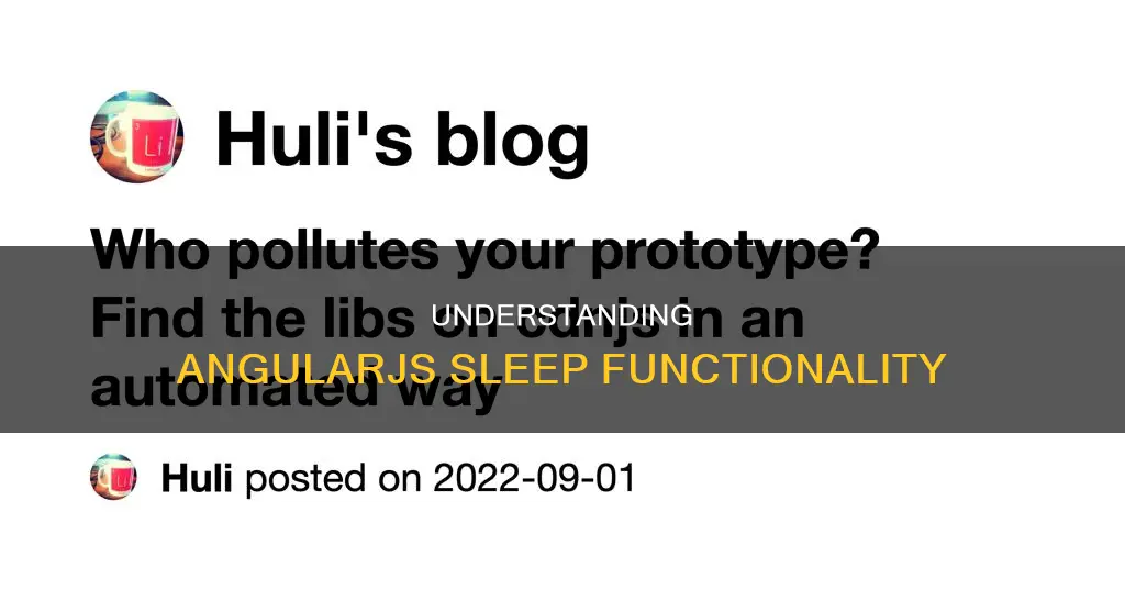 how to use sleep in angularjs