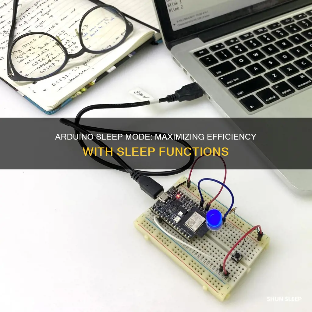 how to use sleep in arduino