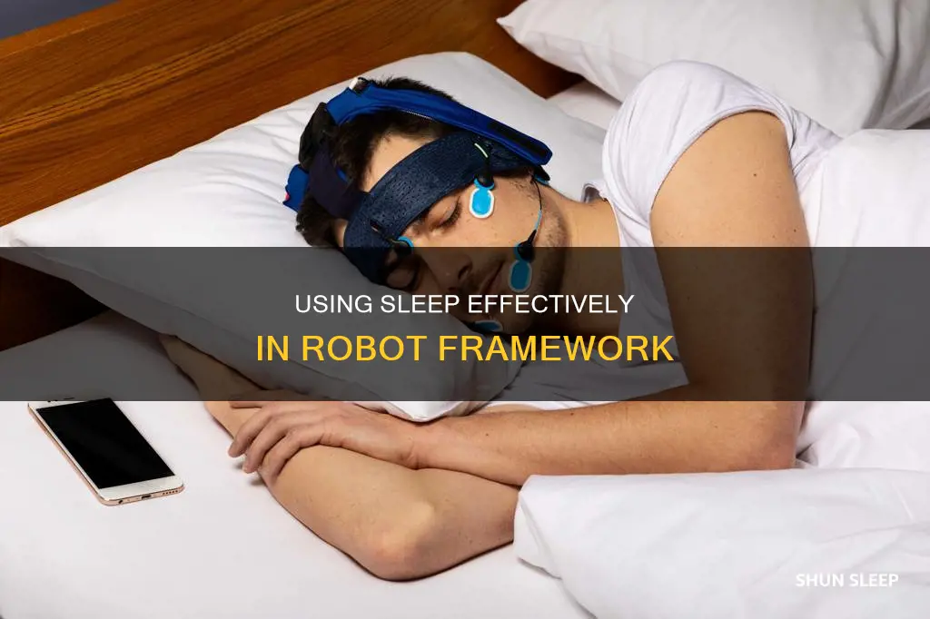 how to use sleep in robot framework