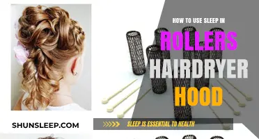Using Sleep-In Rollers: Hairdryer Hood Guide