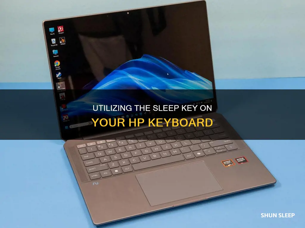 how to use sleep key on hp keyboard