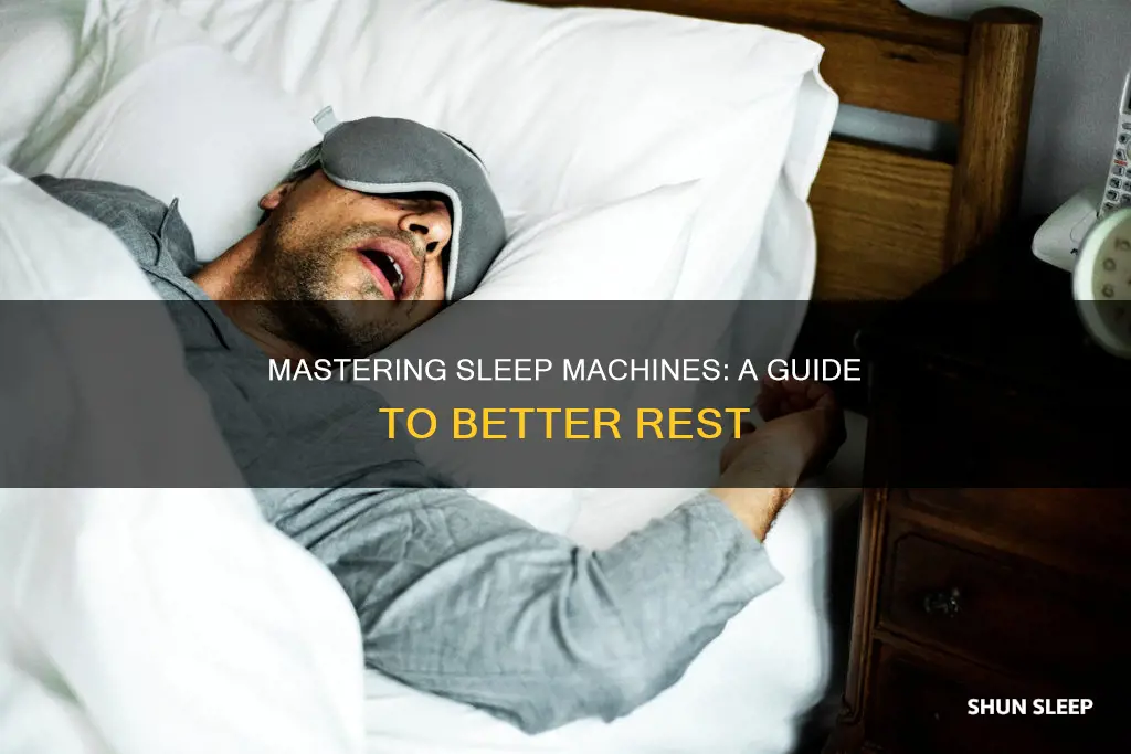 how to use sleep machine