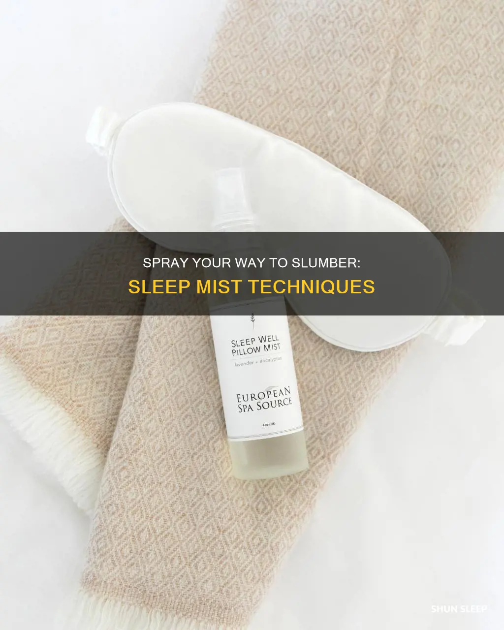 how to use sleep mist