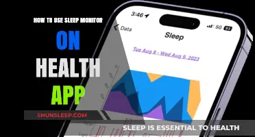Tracking Sleep: Using Your Health App's Sleep Monitor