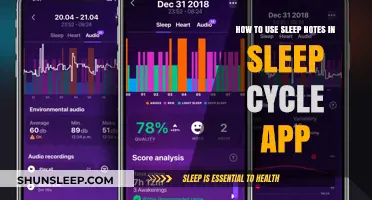 Sleep Cycle App: Utilizing Sleep Notes for Better Rest