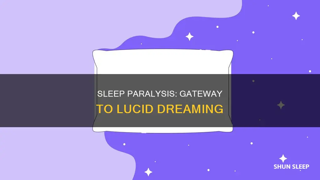 how to use sleep paralysis to lucid dream