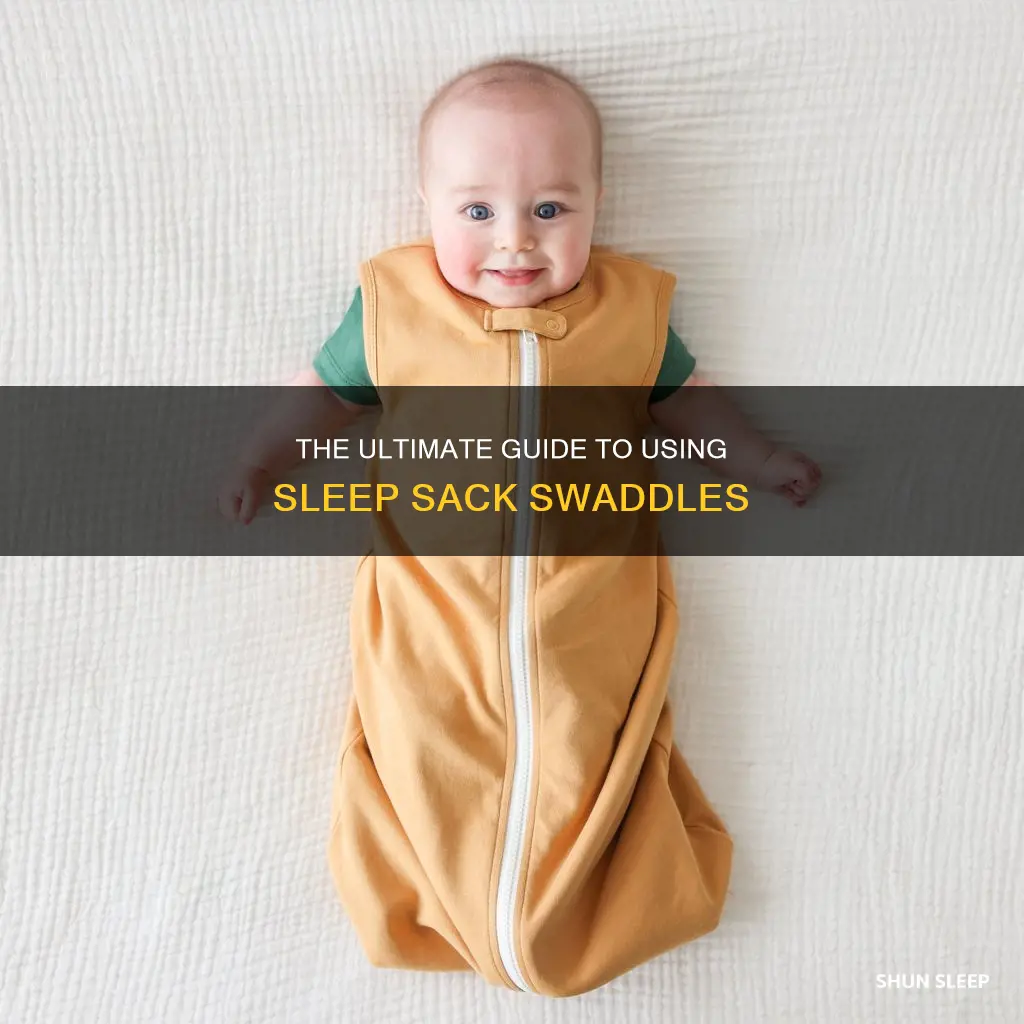 how to use sleep sack swaddle