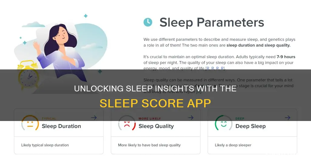 how to use sleep score app