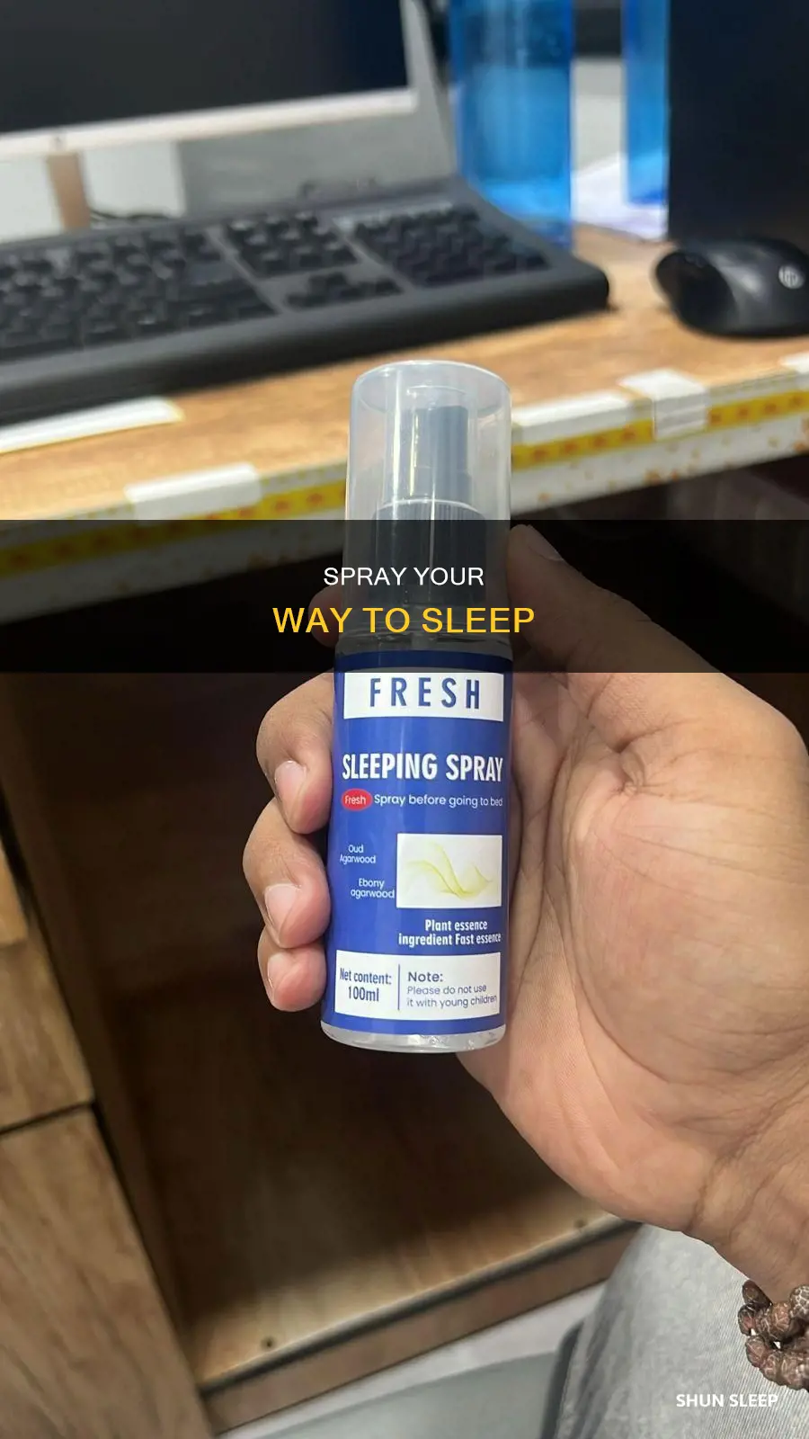 how to use sleep spray