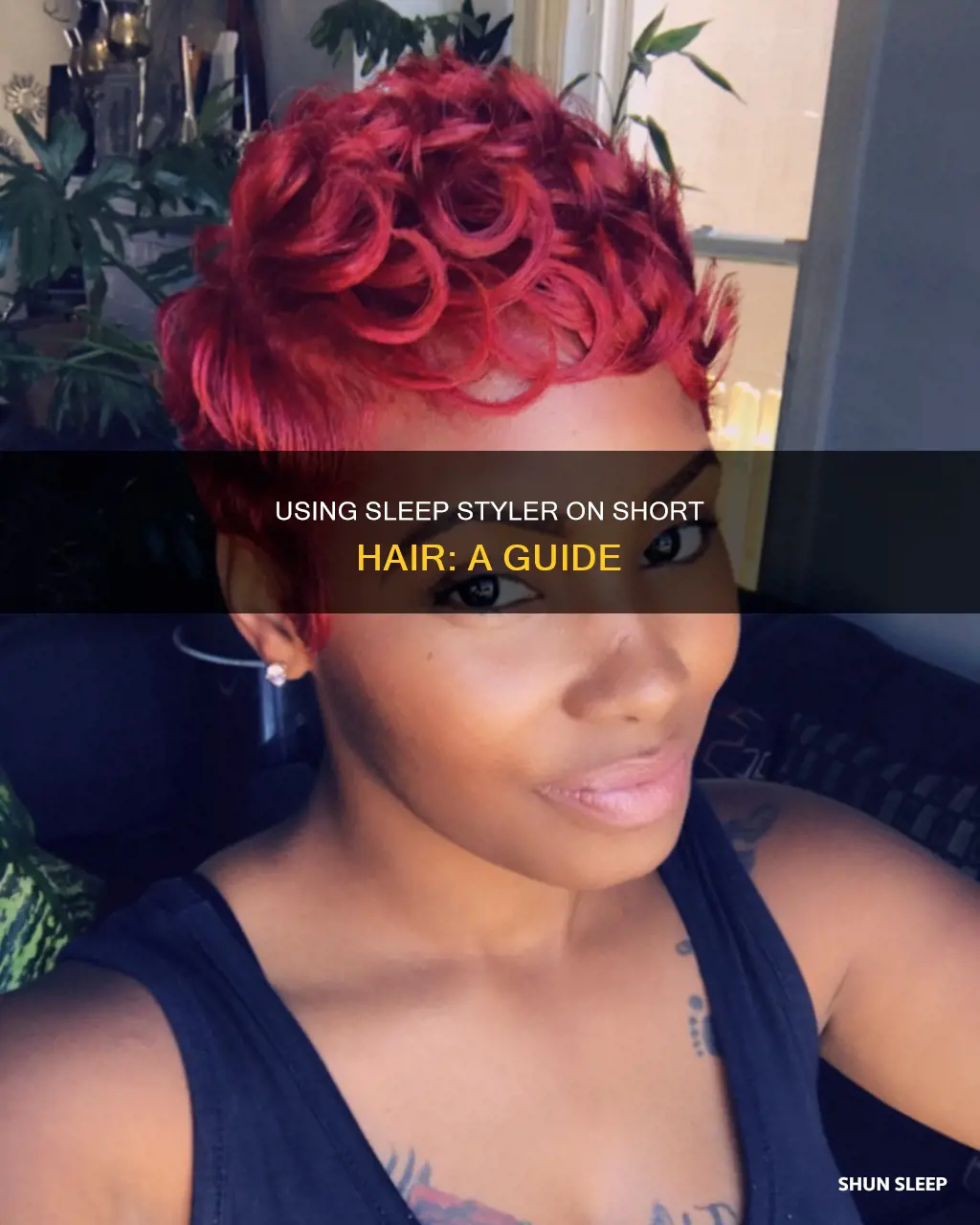 how to use sleep styler for short hair