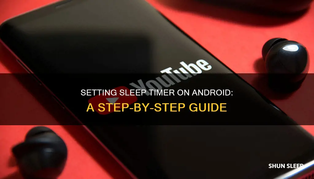 how to use sleep timer on android