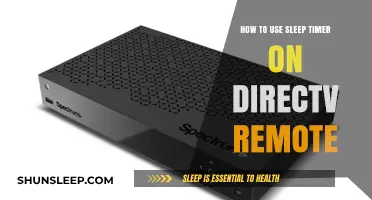Using Sleep Timer on DIRECTV Remote: A Step-by-Step Guide