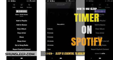 Spotify Sleep Timer: A Guide to Setting Up