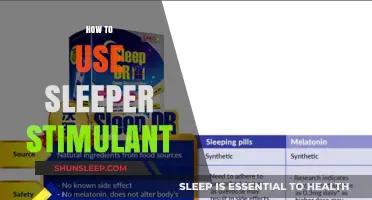 Stimulant Sleeper: How to Use It Effectively