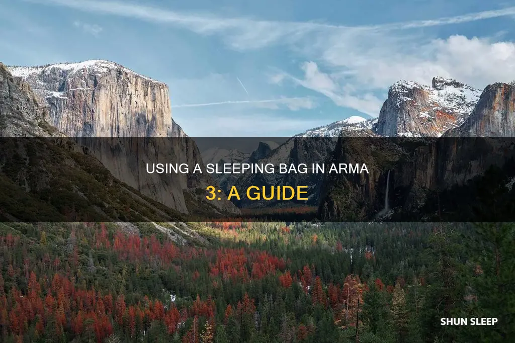 how to use sleeping bag ravage arma 3