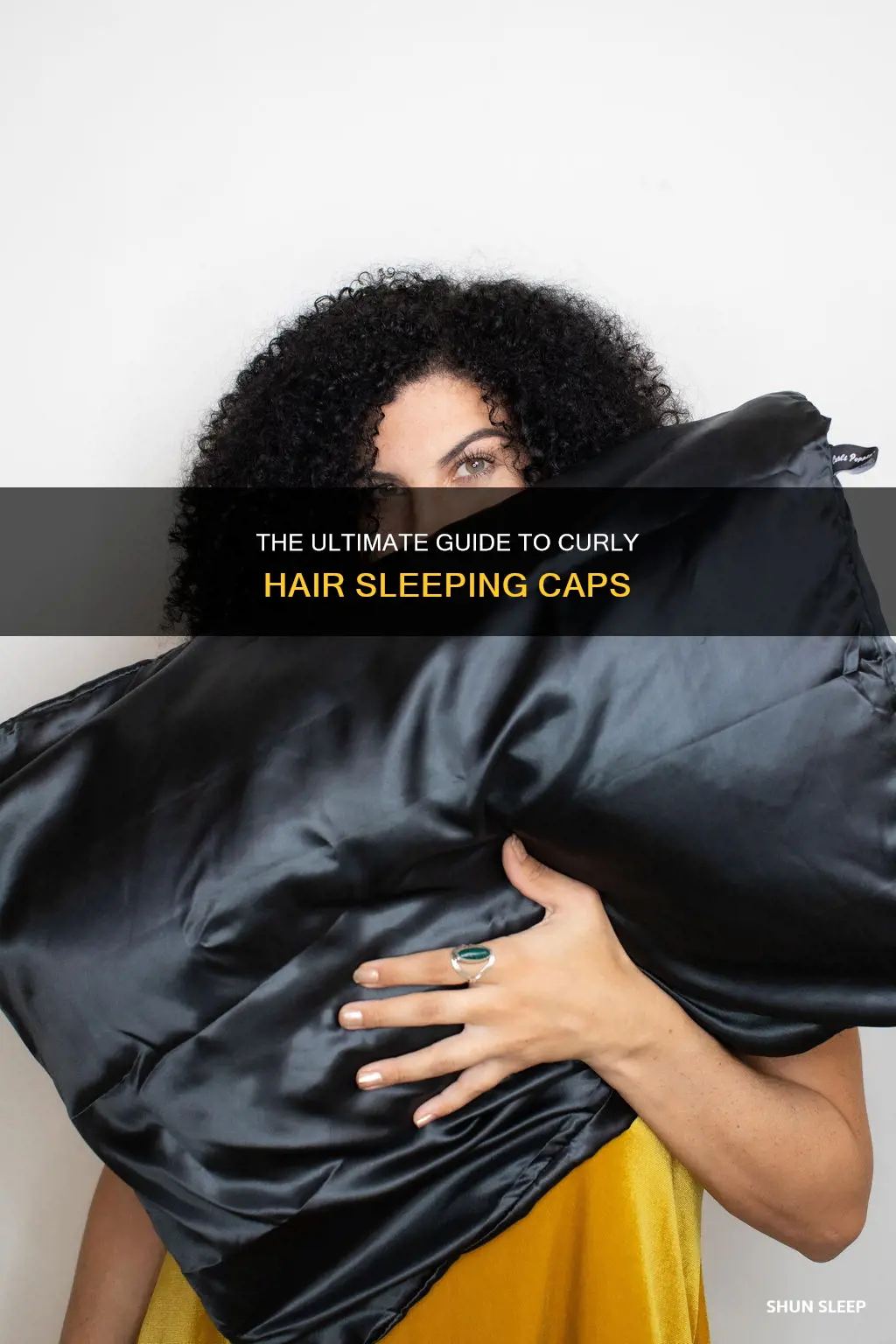 how to use sleeping cap for curly hair