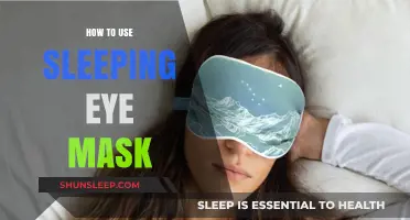 A Comfortable Night's Sleep: Using Eye Masks